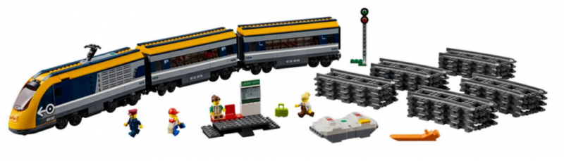 Lego City Pociąg Pasażerski - Przewoź Ludzi w Różne Miesjca 